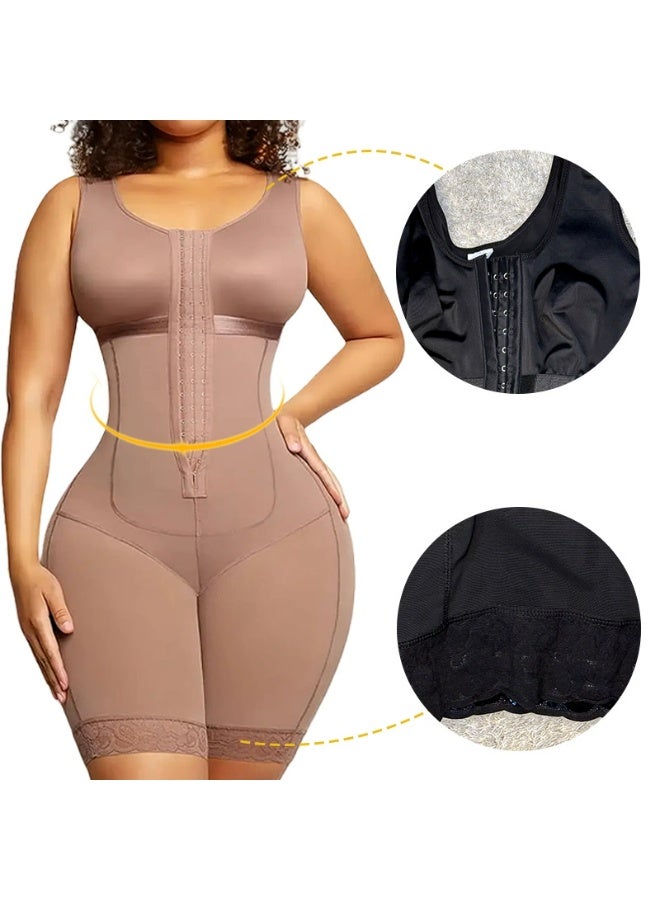 general SHAPERX Women's Fajas Colombianas Tummy Control Shapewear Postpartum Full Body Shaper Butt Lifter Bodysuit - Image 3
